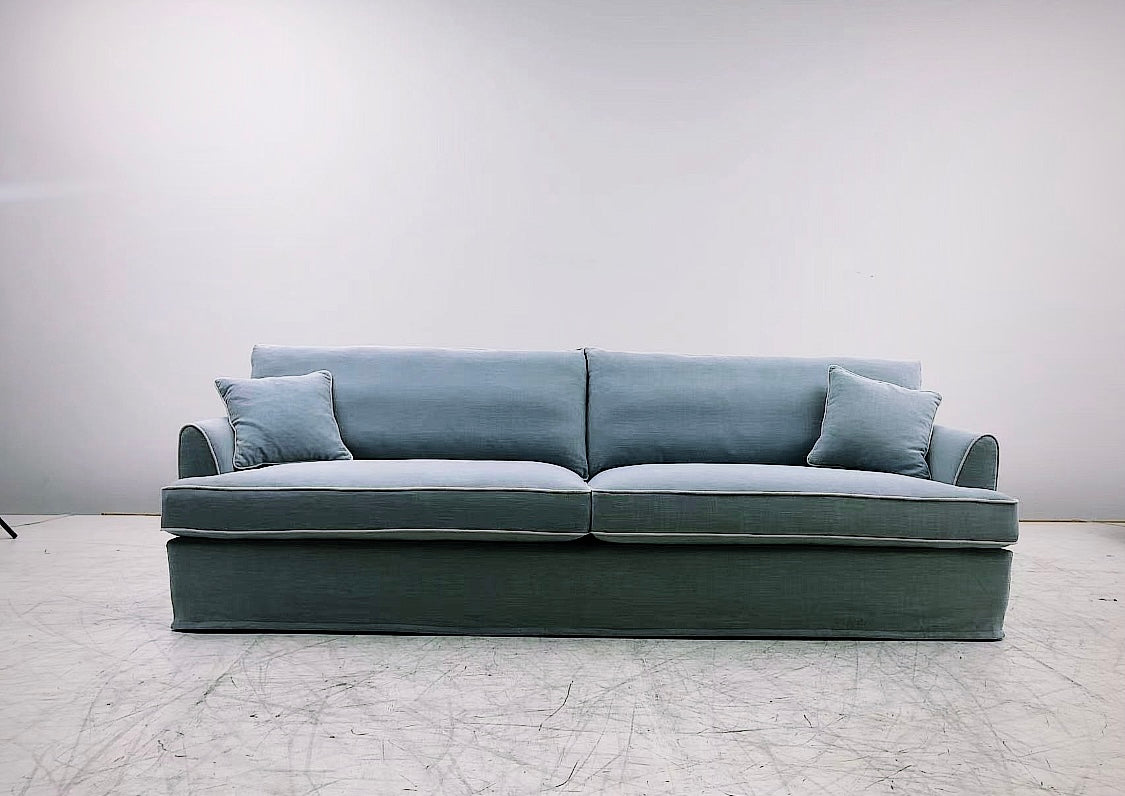 Hampton Seater Sofa Duck Egg – HAMPTONS STYLE INTERIORS PERTH