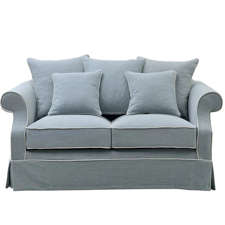 Ayla Hamptons Seater Sofa Duck Egg – HAMPTONS STYLE INTERIORS PERTH