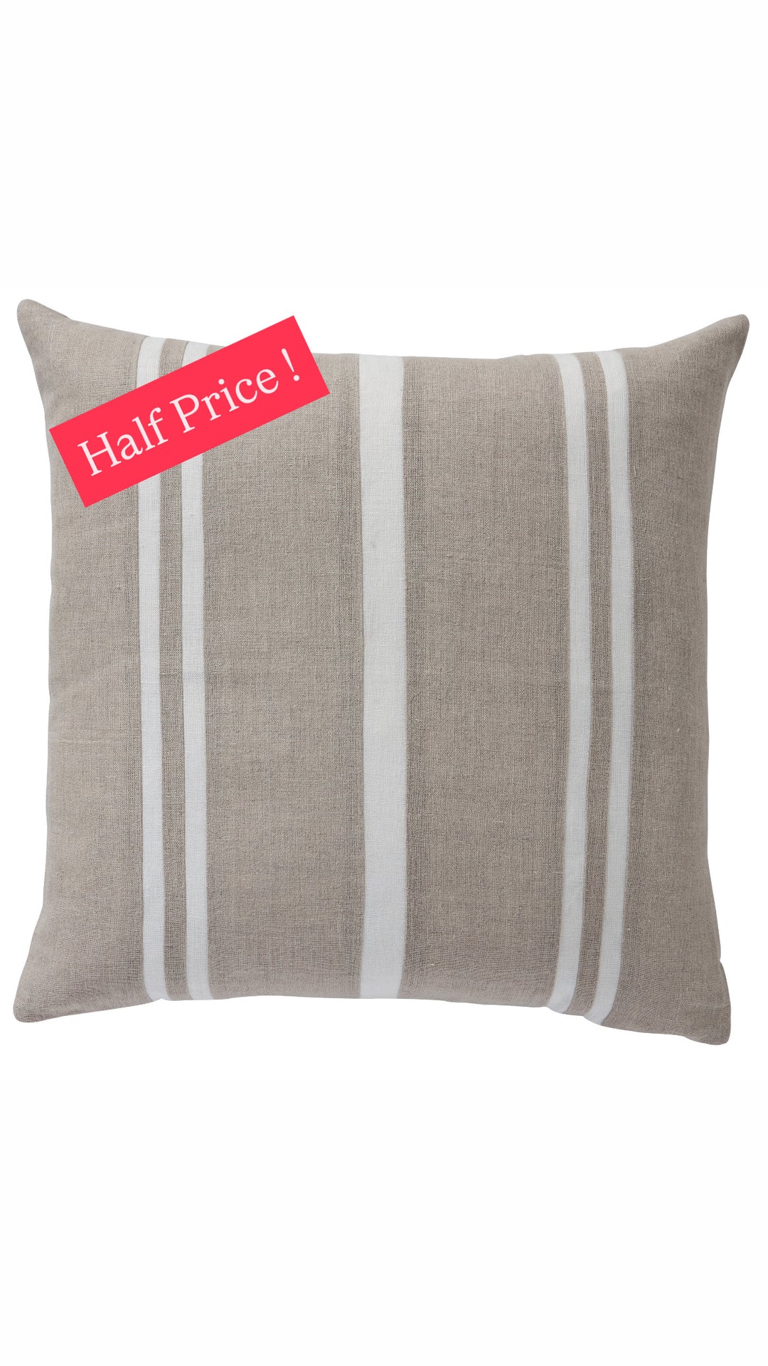 Linen Sausalito Sand Cushion