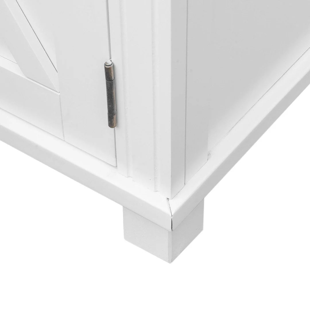 Sorrento Hamptons 3 Drawer Buffet White FLOORSTOCK