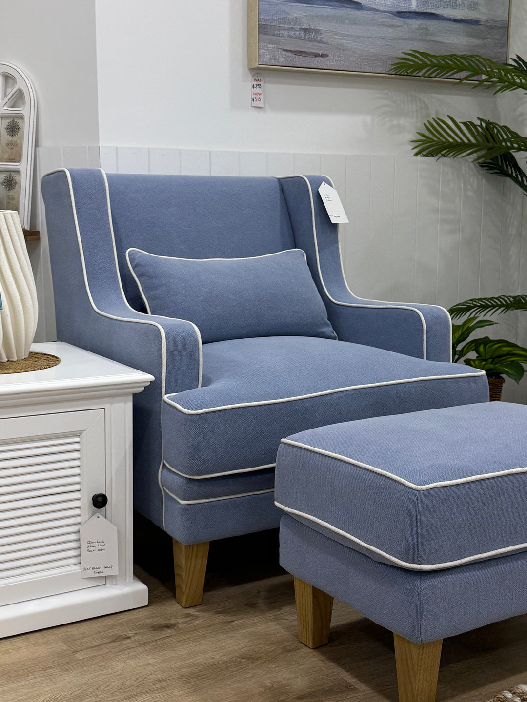Hudson Armchair Sky Blue