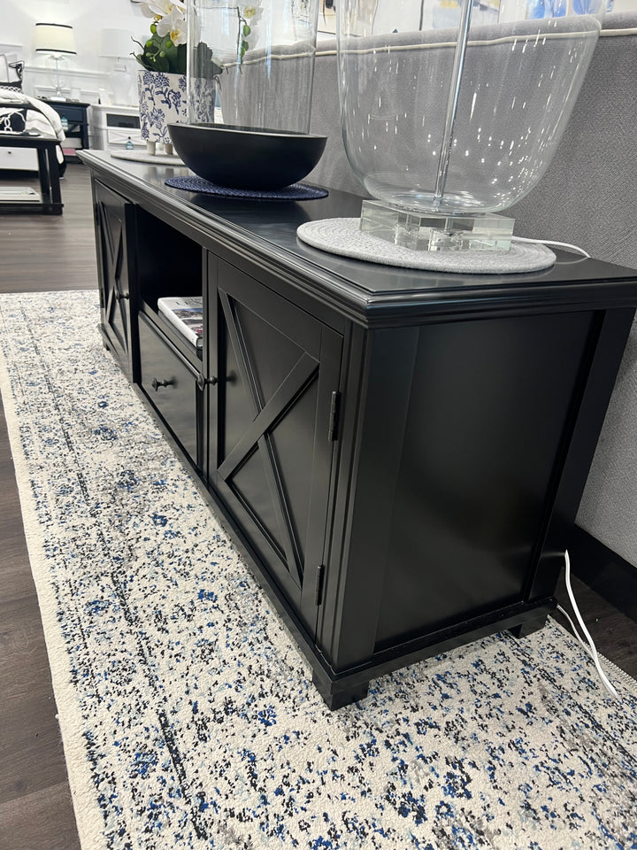Sorrento Hampton Black TV Unit 170cm