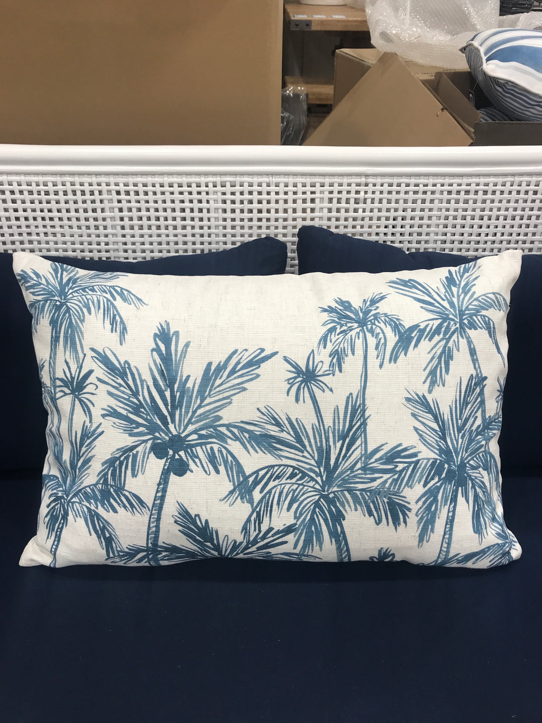 Hamptons Noosa Dark Blue Cushion