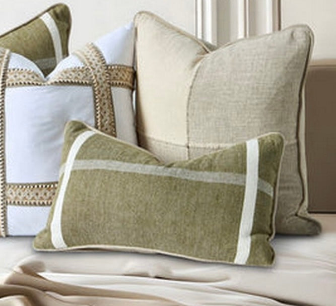 Cotswolds Olive Green Cushion