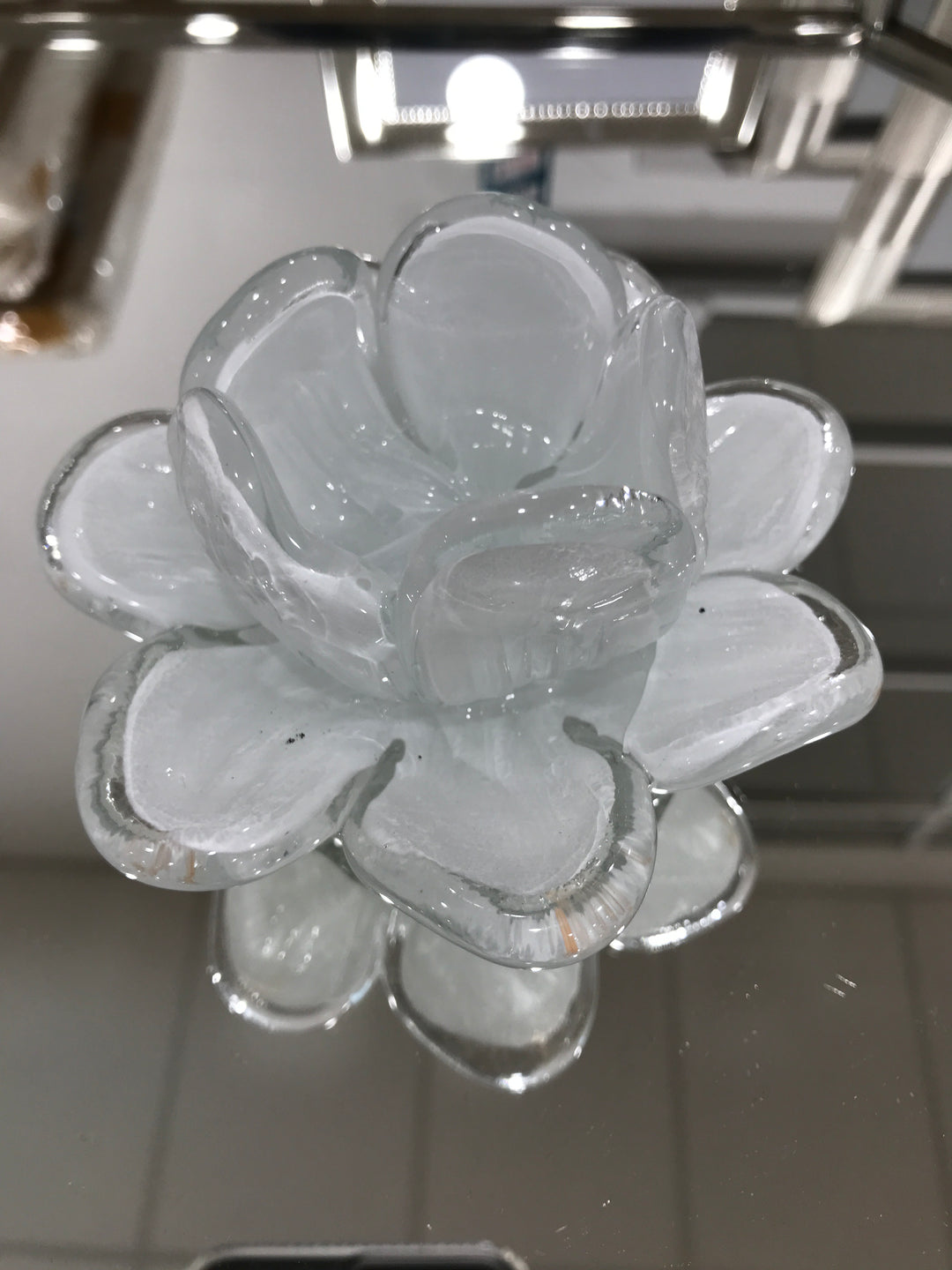 Reece White Glass Votive