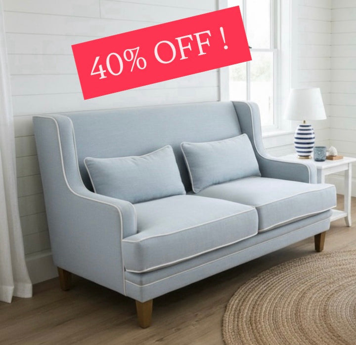 Bondi Hamptons  2 Seater Sofa Duck Egg