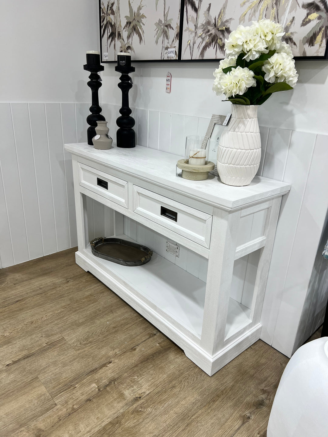 South Beach 2 Drawer Console