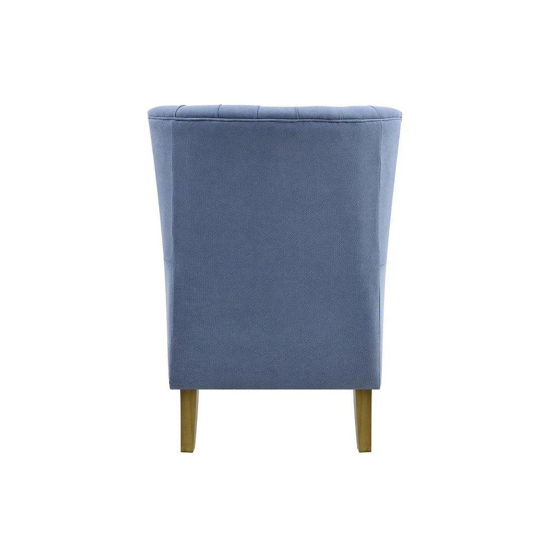 Hampton Sky Blue Wingback Armchair