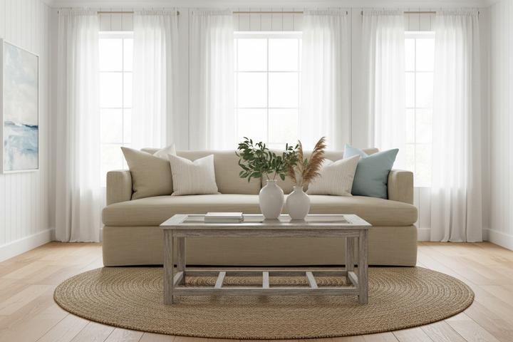 Manhattan 3 Seater Sofa Sage Linen
