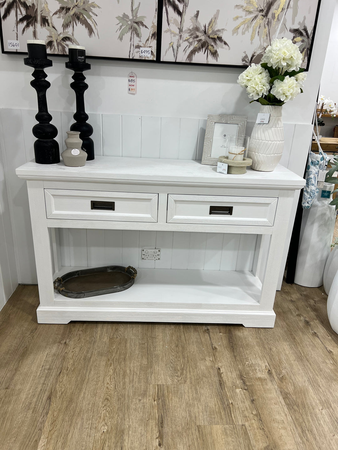 South Beach 2 Drawer Console