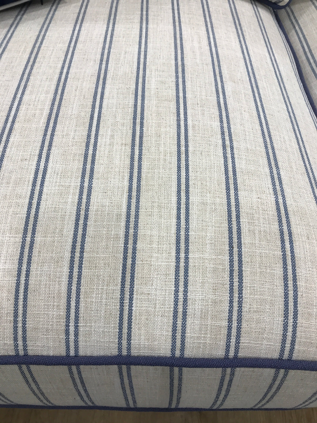 Ottoman Pinstripe Square