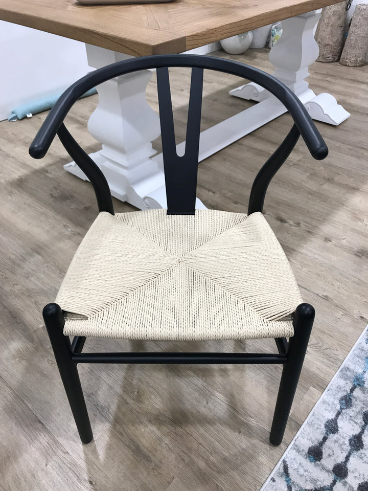Wishbone Dining Chair Black