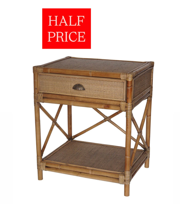 Cayman Rattan Bedside Table