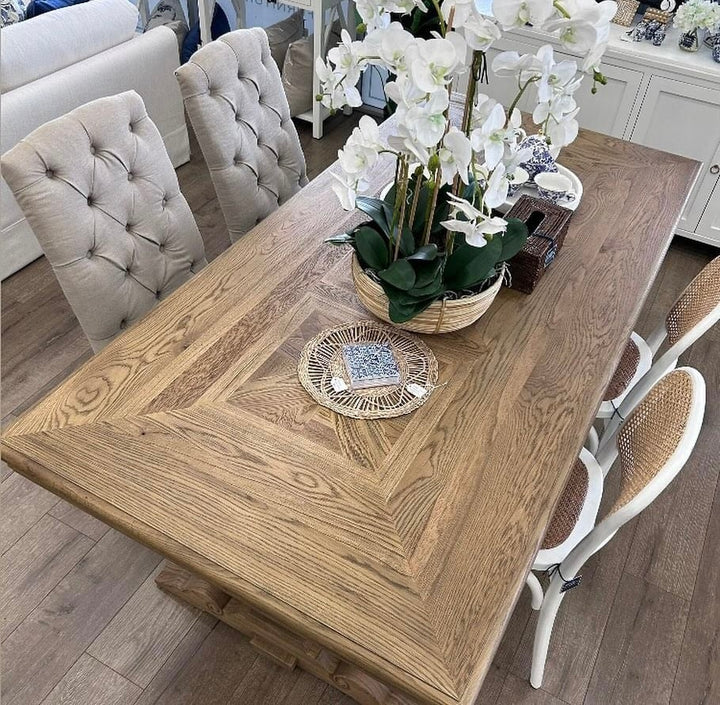 Stamford Oak Dining Table 250cm x 120cm Wide