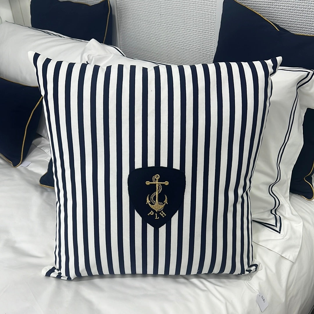 Hamptons Nautical Stripes Cushion