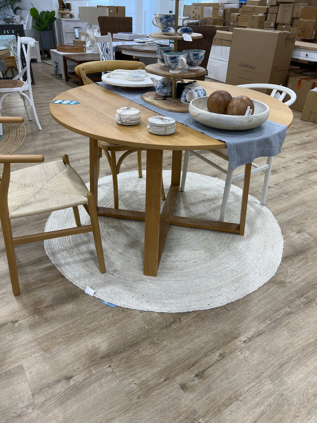Oslo Round Dining Table - 120cm Diameter