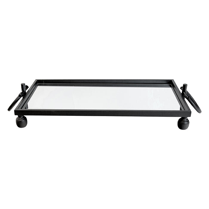 Black Iron Rectangle Tray Small