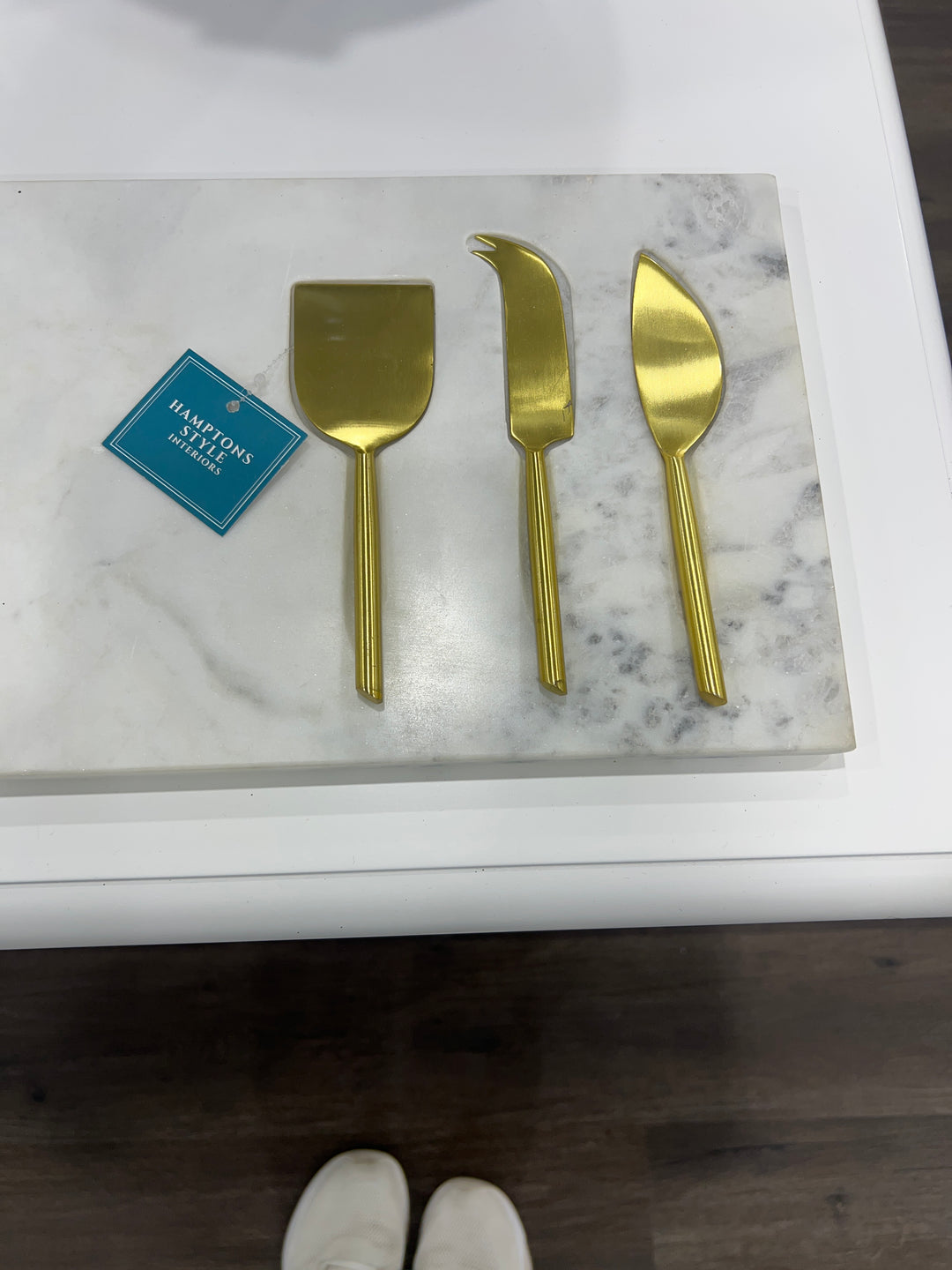 Otis Marble Cheese Board Set Sml