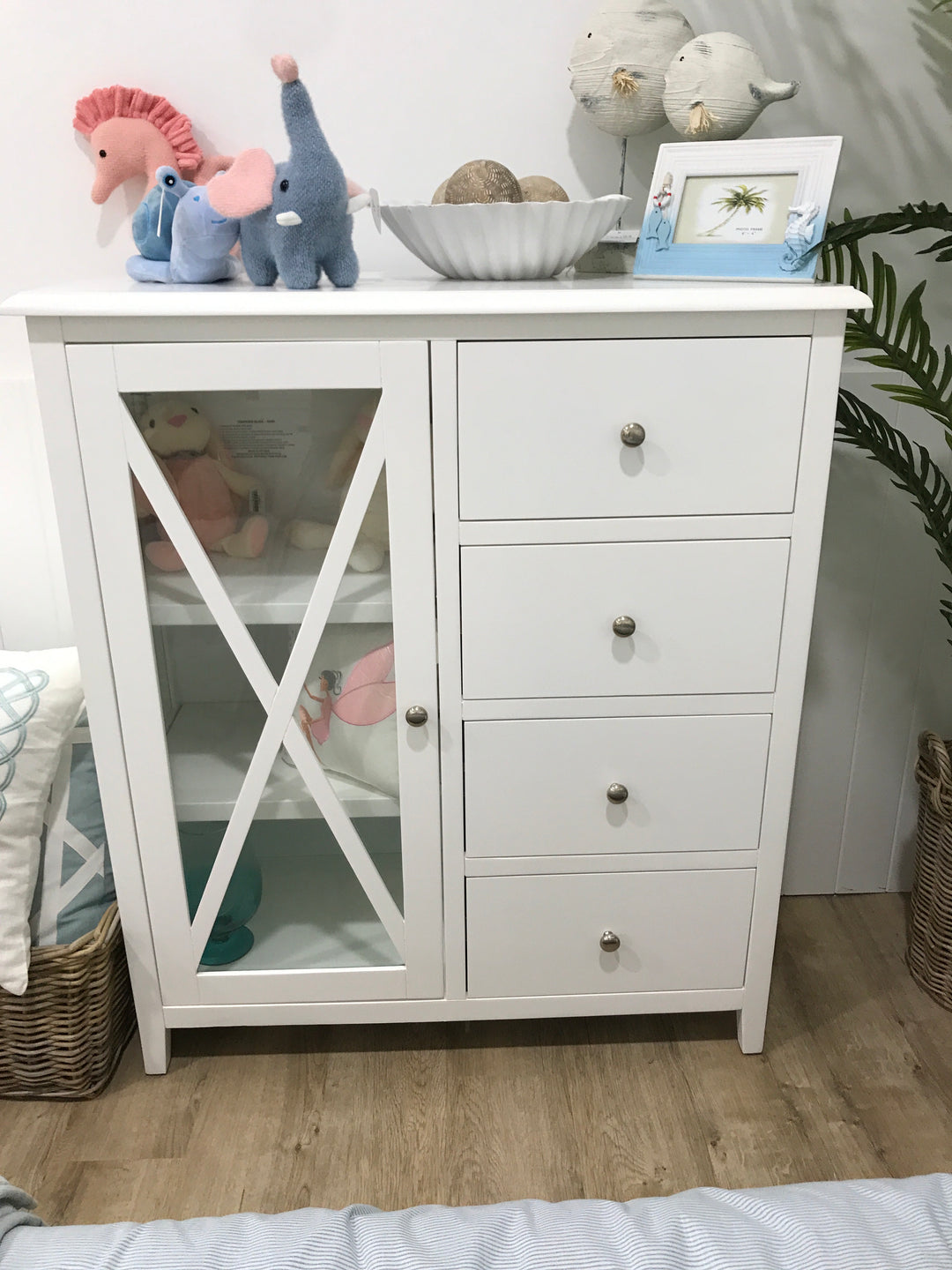 Hampton Tallboy with Glass Door
