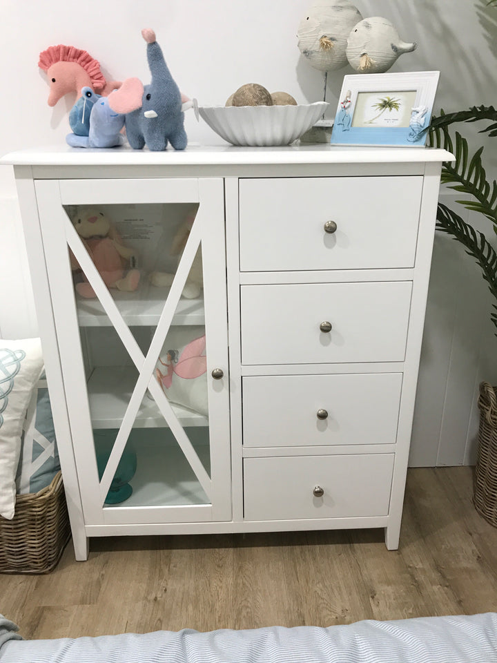 Hampton Tallboy with Glass Door