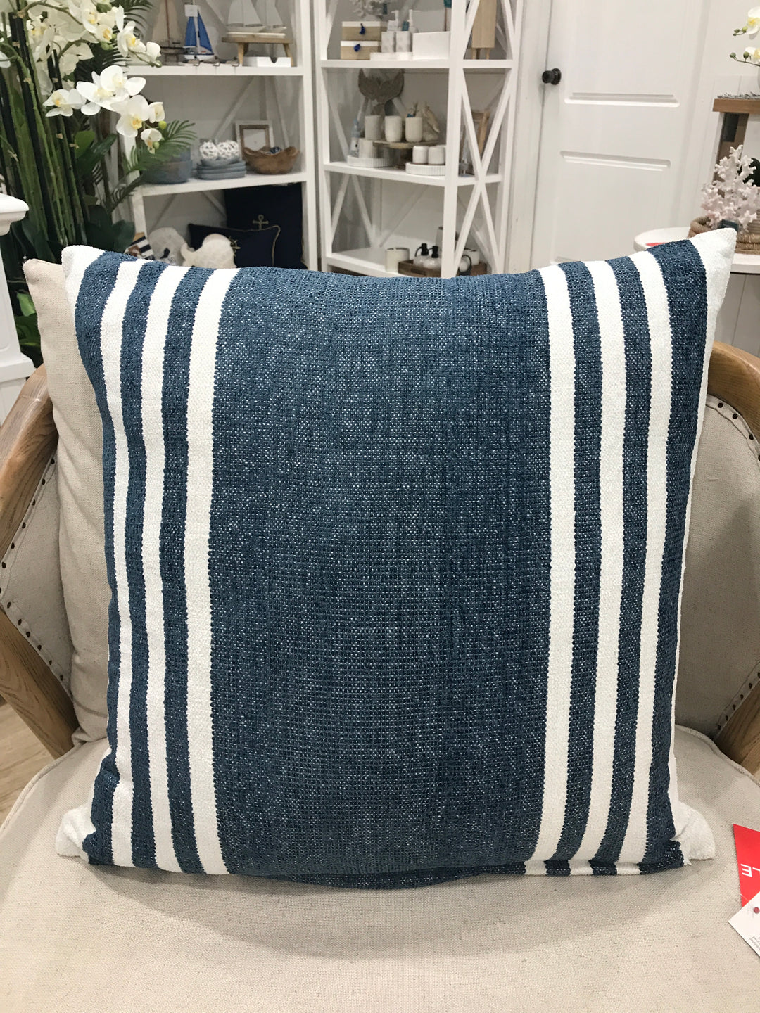 Hamptons Rhode Island Stripe Cushion