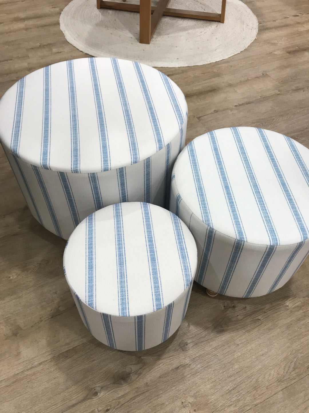 Ottoman Hamptons Stripe Large