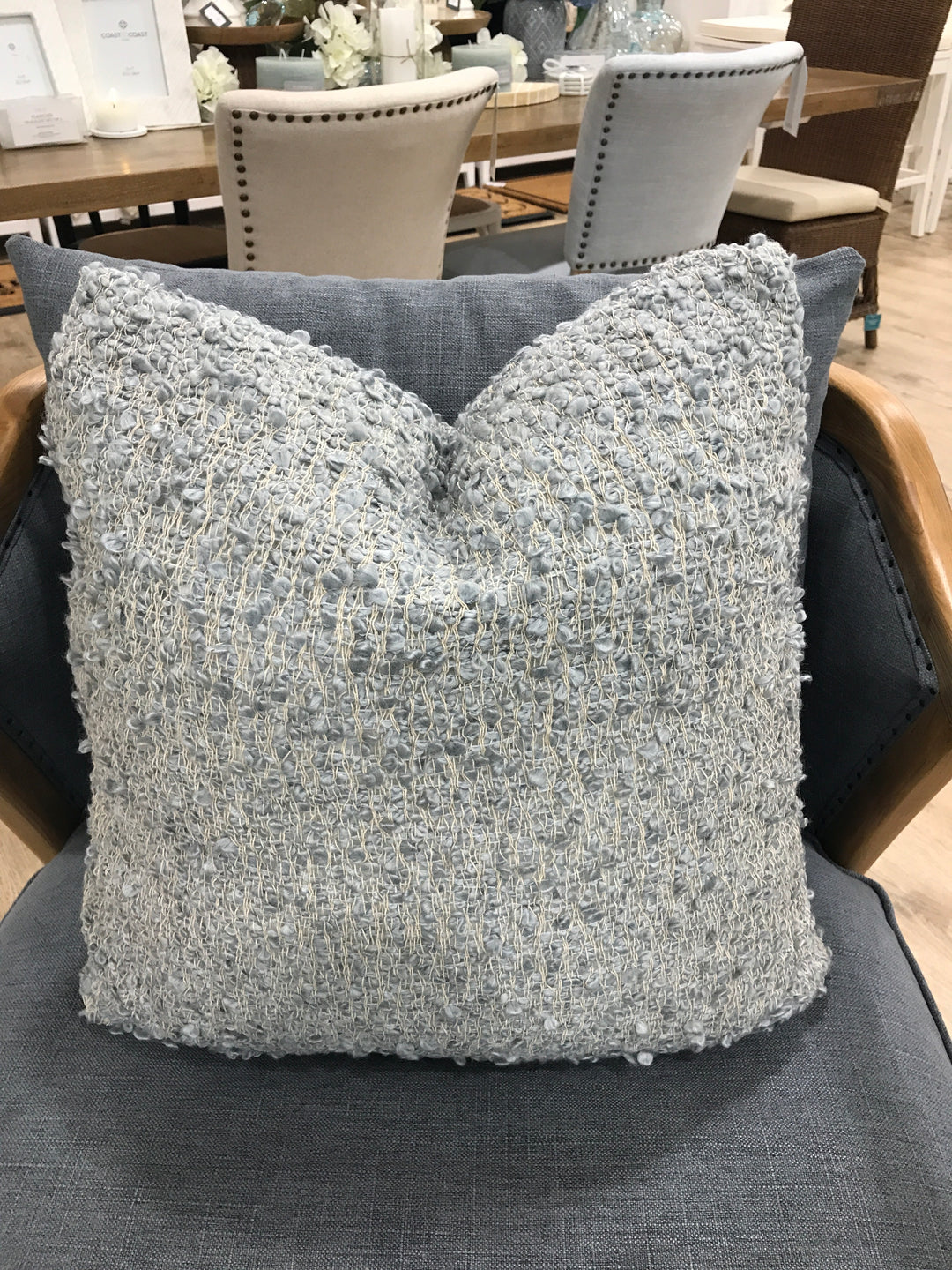 Hamptons Burbujeo Cotton Blend Cushion