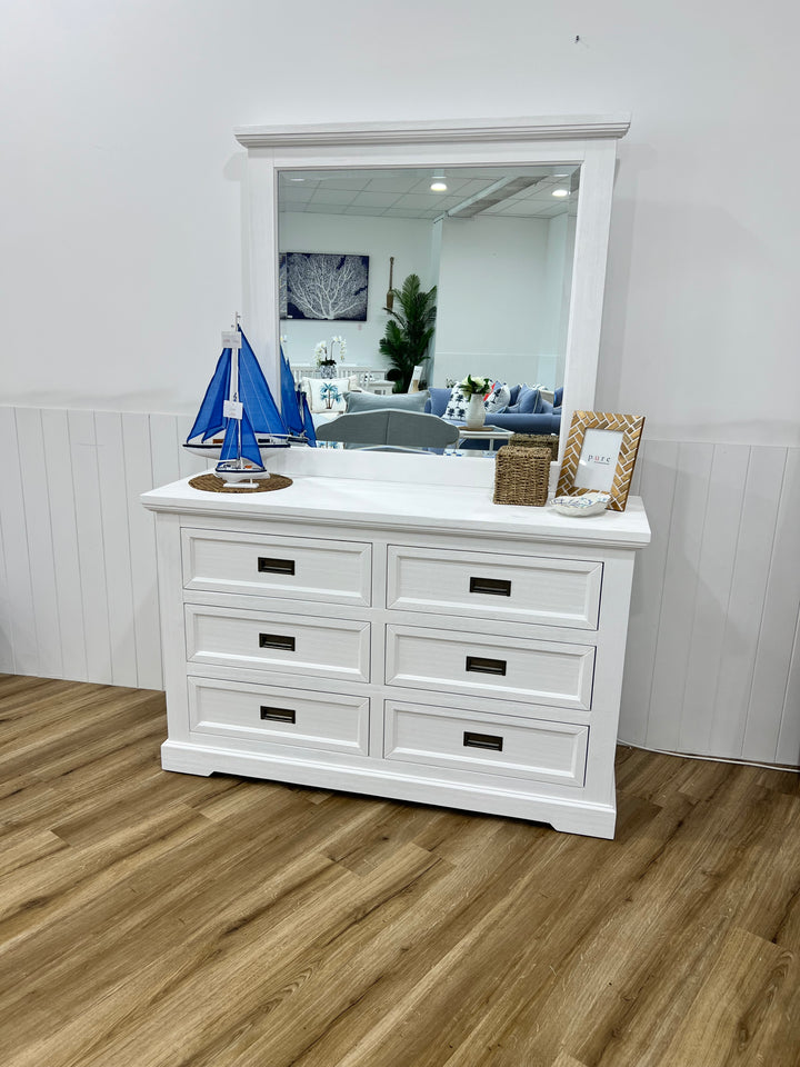 South Beach Dresser with Mirror