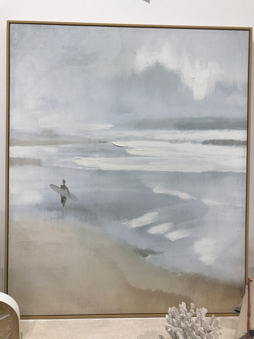 Angourie Natural Framed Oil Canvas