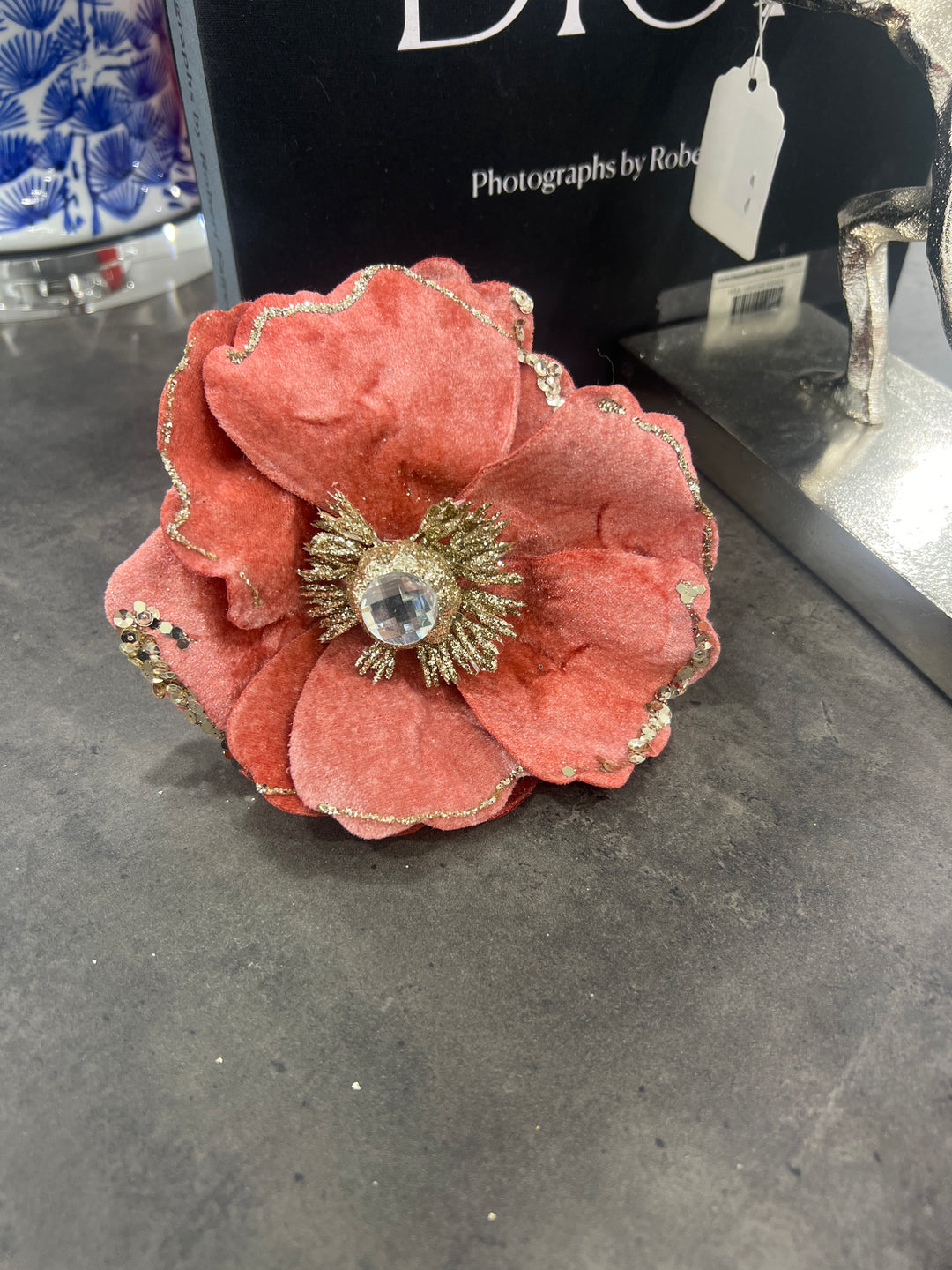 Clip on Fabric Magnolia  Pink