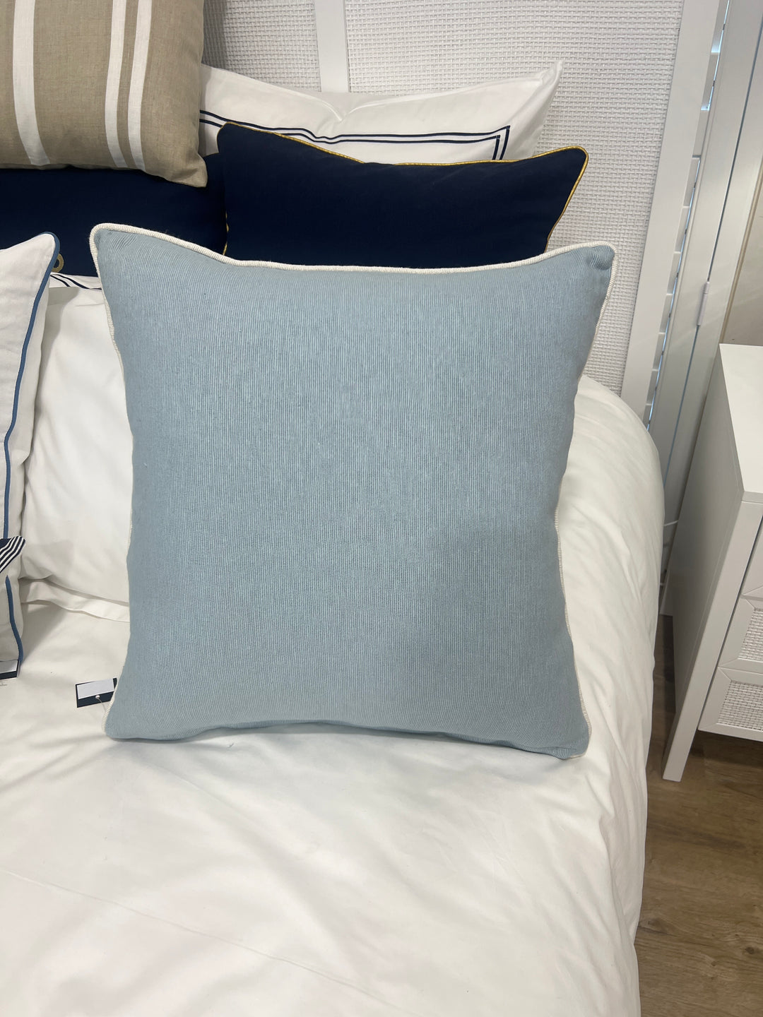 Hamptons Sky Blue Cushion