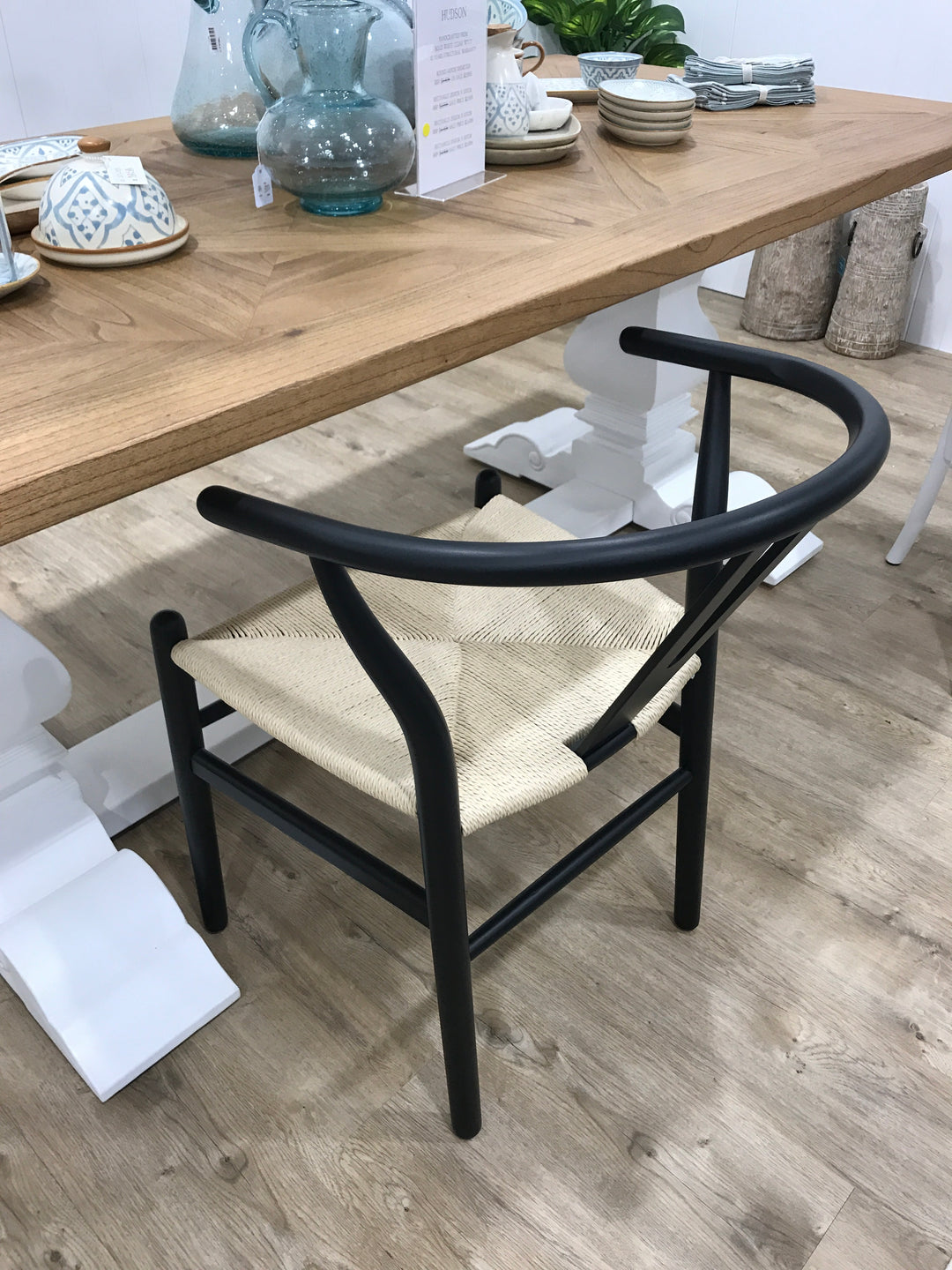 Wishbone Dining Chair Black