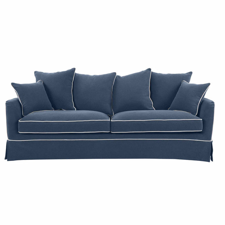 East Hampton 3 Seater Queen Sofa Bed Navy