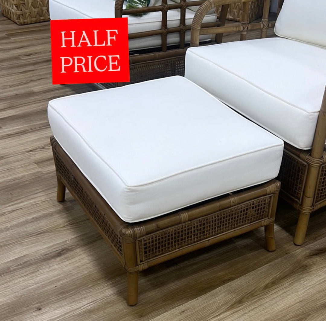 Palm Beach Rattan Footstool