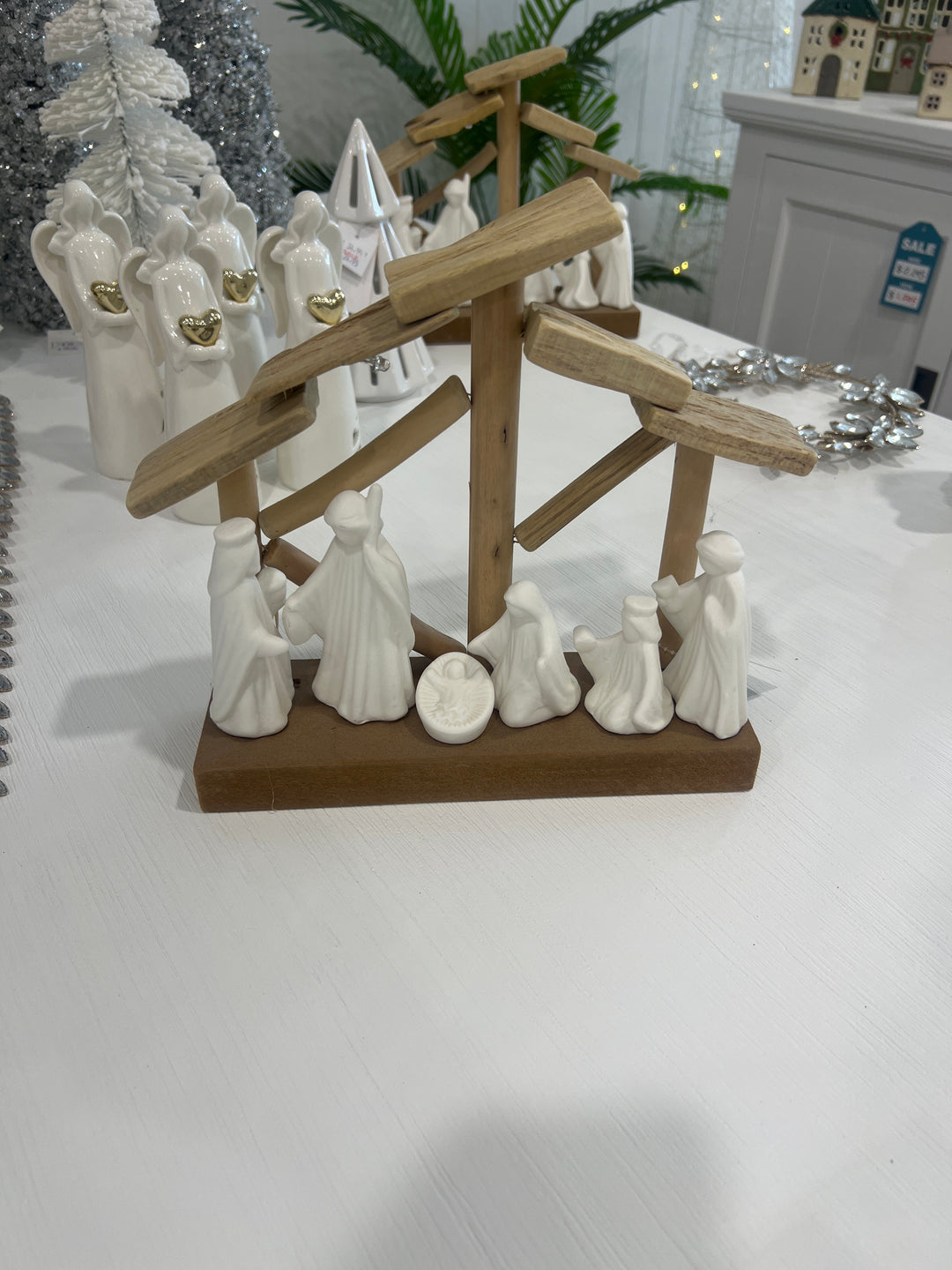 3 Wise Men Deco Wood/Ceramic
