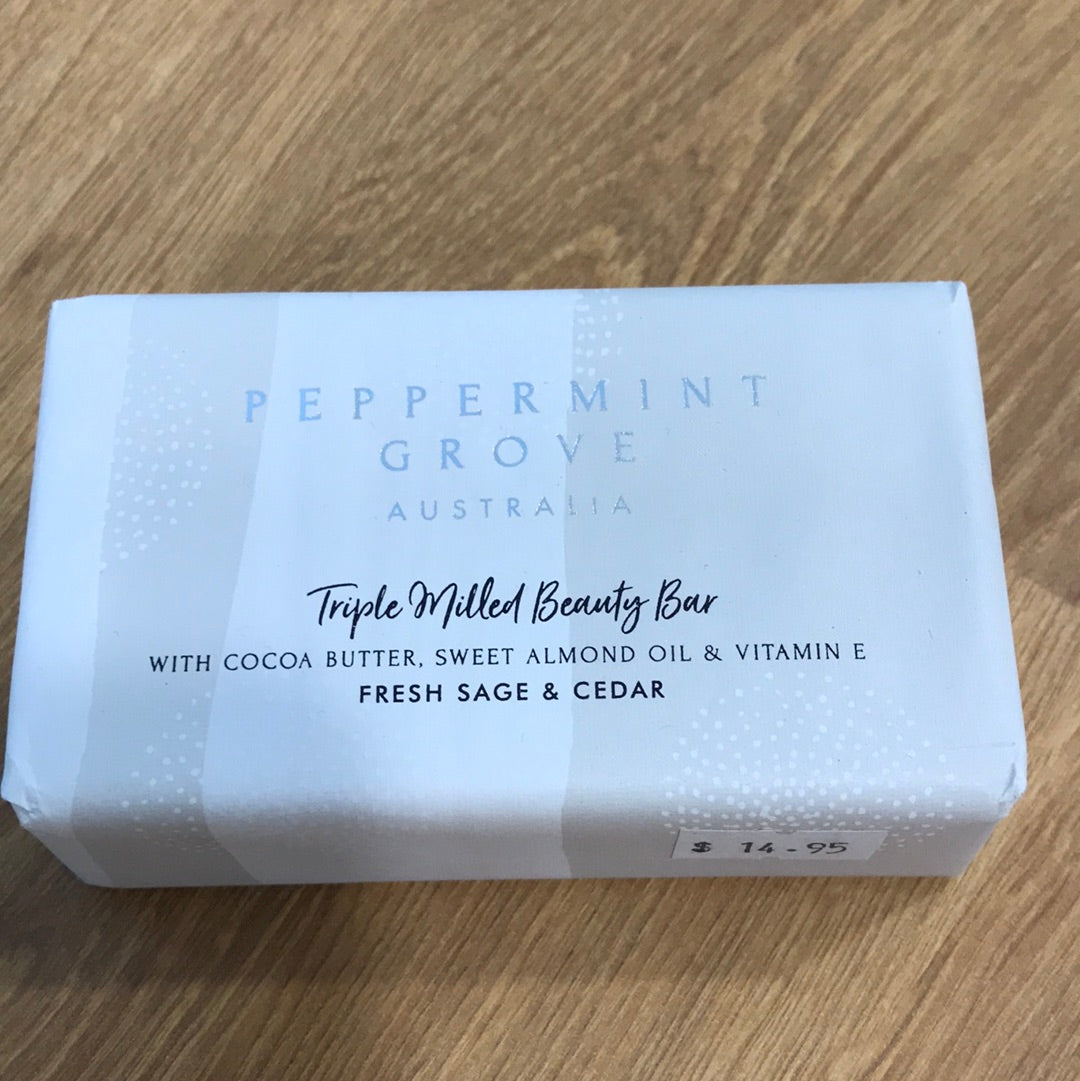 Fresh Sage & Cedar  Beauty Bar