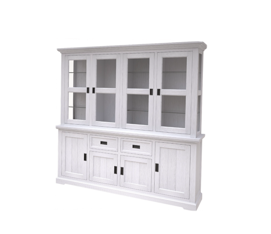 South Beach Glass Door Cabinet