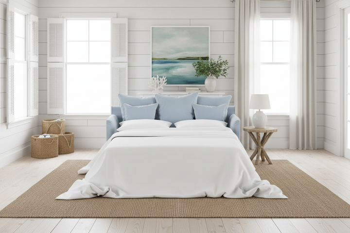 East Hampton 2 Seat Sofa Bed Duck Egg