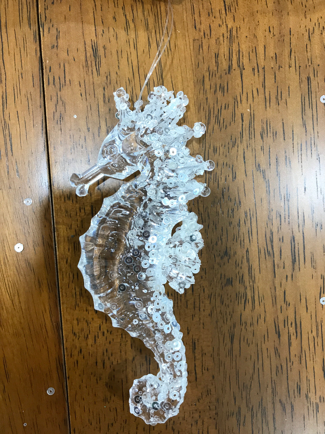 Seahorse hanger acrylic
