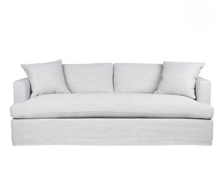 Manhattan 3 Seater Sofa Grey Linen