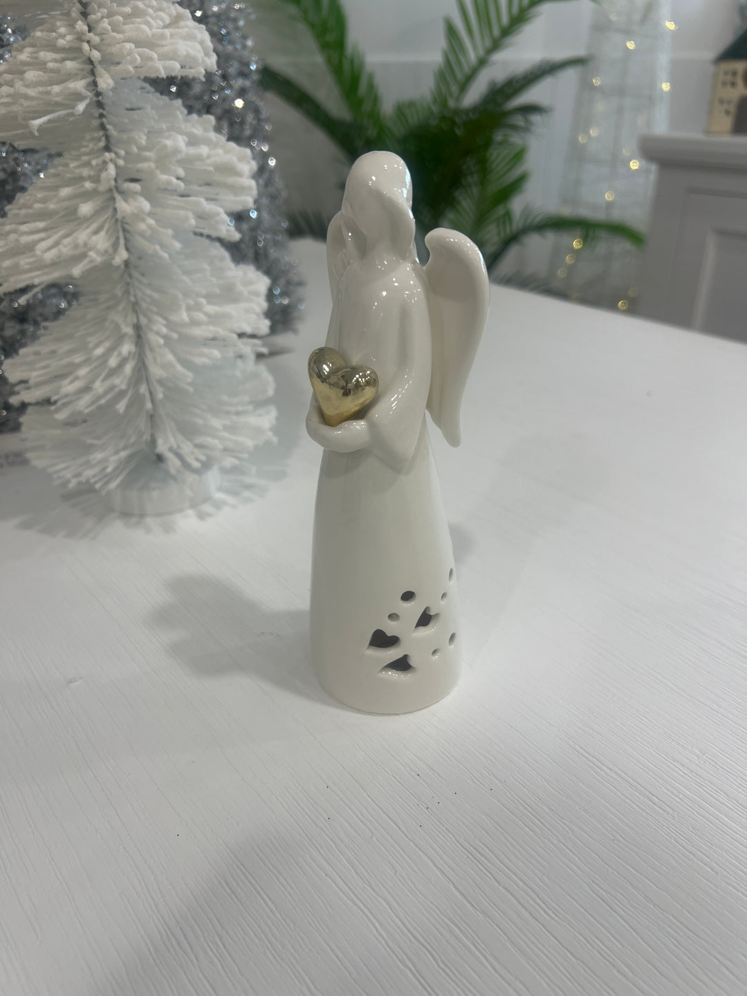 Angel w/Heart Deco Ceramic