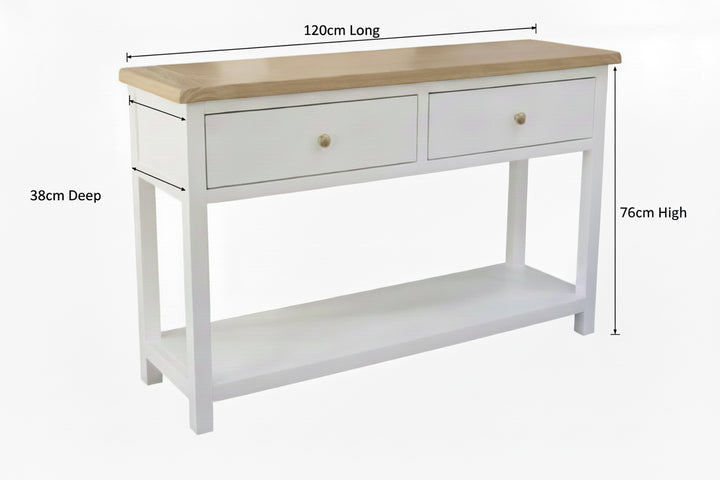 Laguna 2 drawer Console