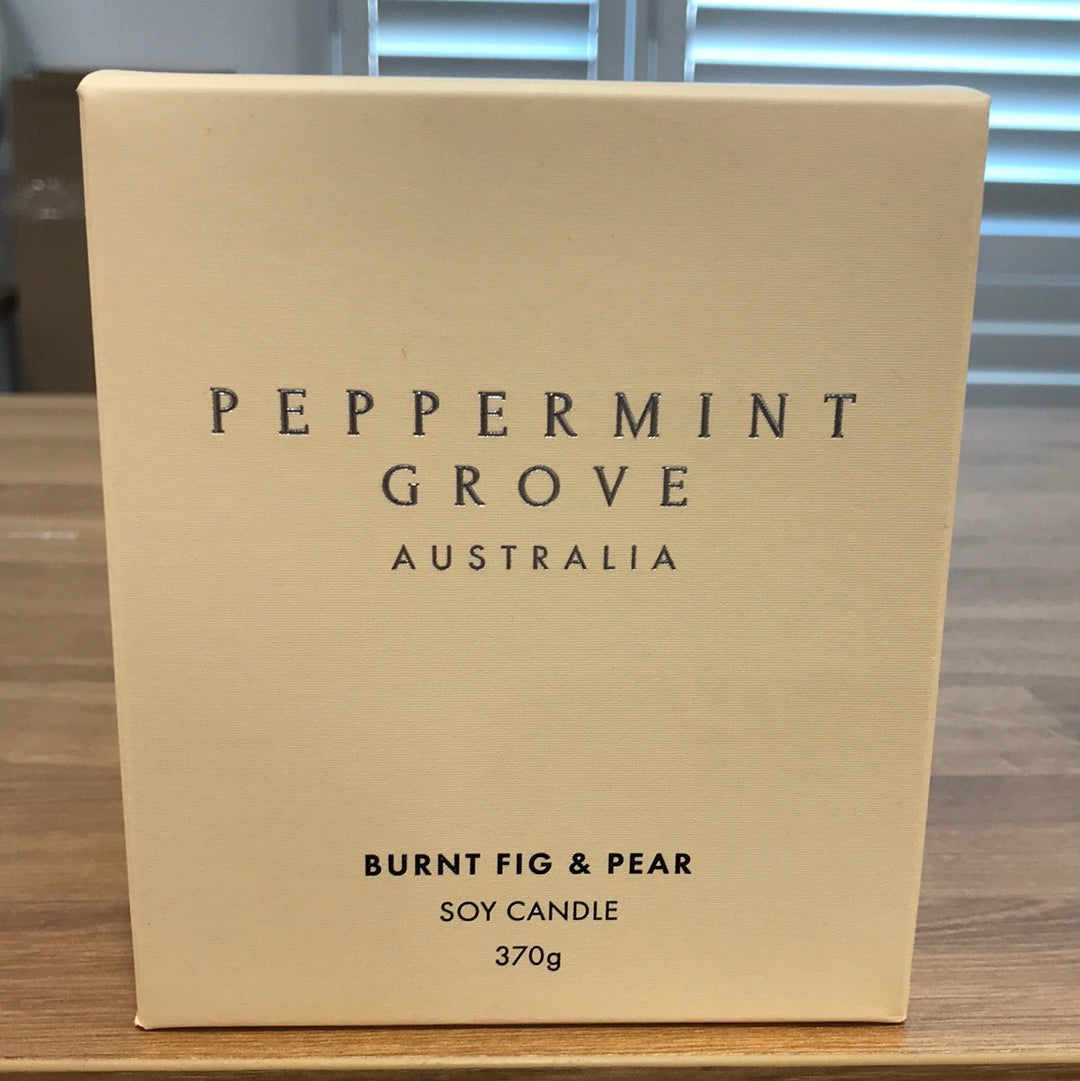Burnt Fig & Pear 370g Candle