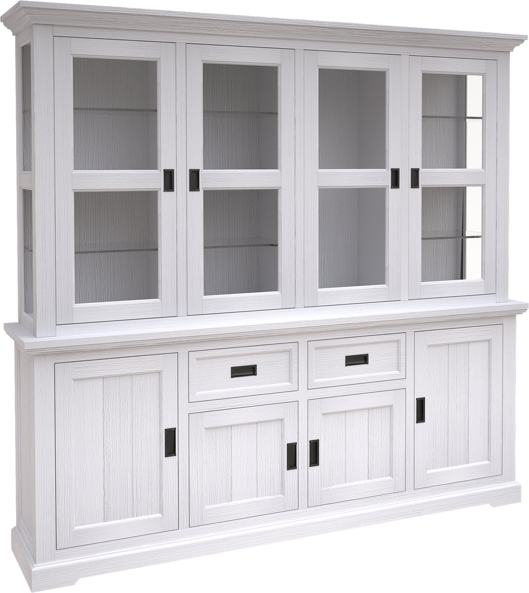 South Beach Glass Door Cabinet