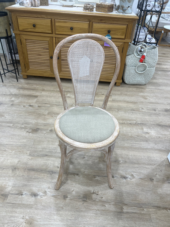 Rattan Back Dining Chair