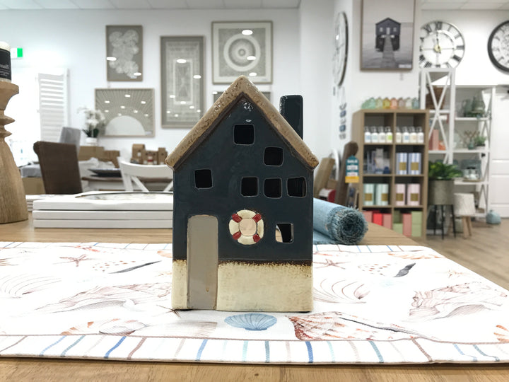 Saint Malo Tea Light House w/ Buoy Large