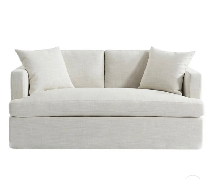 Manhattan 2 Seater Sofa Off White Linen