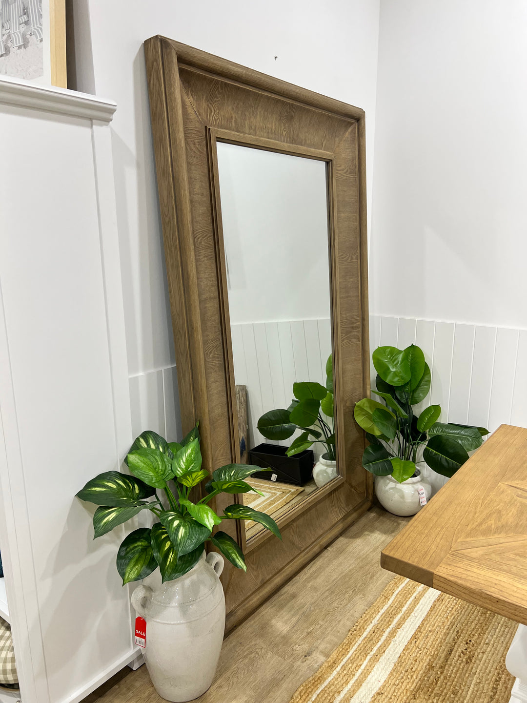 Henry Floor Mirror Natural