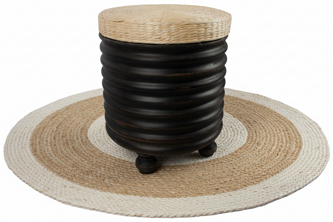 Nero Wave Stool/Side Table FLOORSTOCK