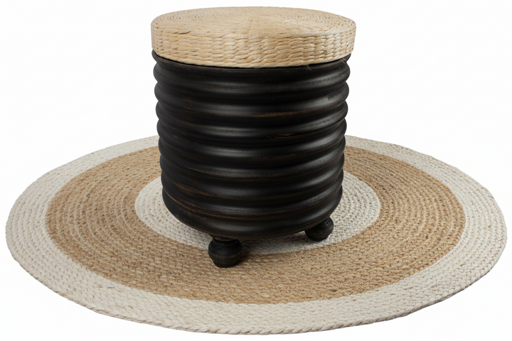 Nero Wave Stool/Side Table FLOORSTOCK